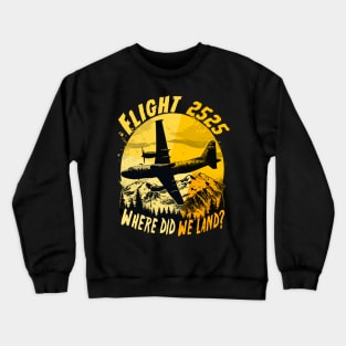 Flight 2525 - The Uncharted Descent Crewneck Sweatshirt